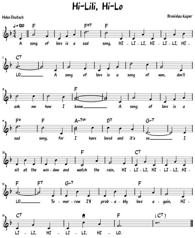 Sheet Music